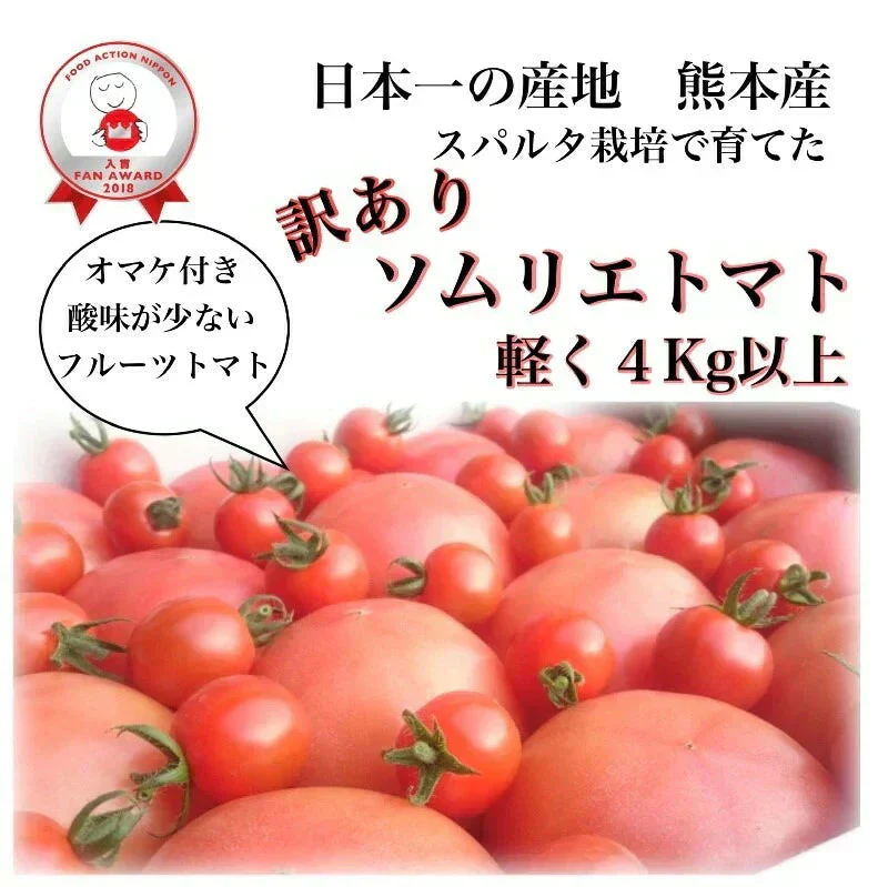 送料無料　訳あり ソムリエ トマト 5.5～6.5kg（18玉～36玉)【最安値挑戦祭】