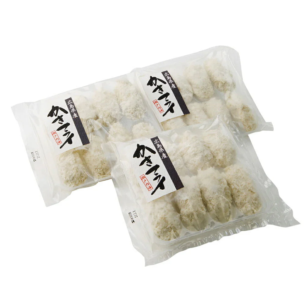 広島産かきフライセット（24粒入り）【送料込み】【お届け不可地域：北海道・沖縄・離島】
