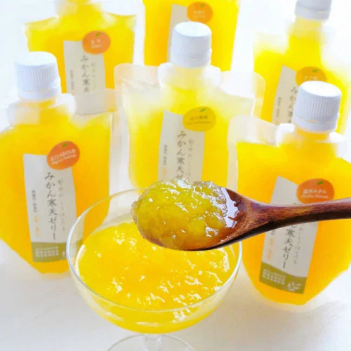 愛媛みかん寒天ゼリー　4個 4種類セット（不知火＆まどんな＆温州みかん＆河内晩柑）