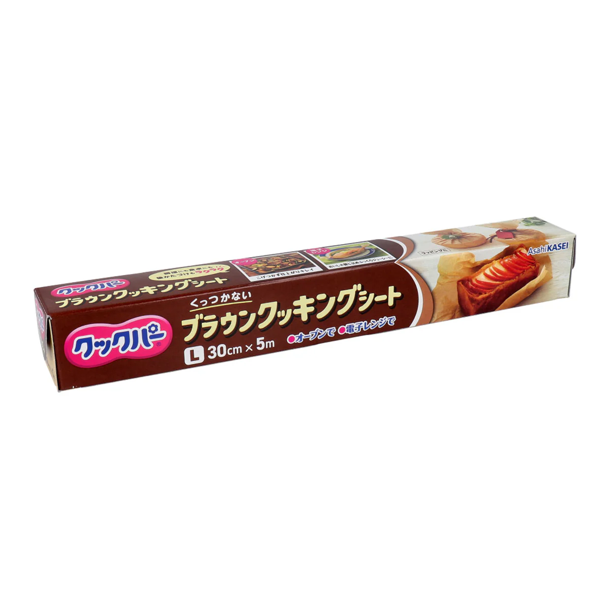 旭化成ホームプロダクツ クックパー ブラウンクッキングシート Lサイズ 30cmX5m X6本