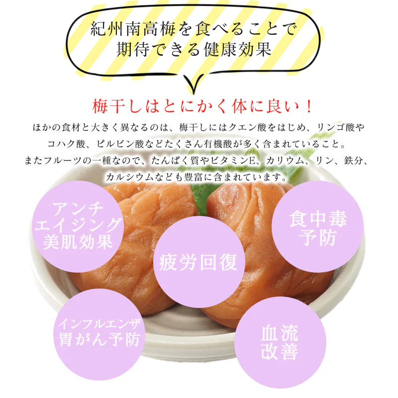 梅干し 400g 2セット 紀州 大粒 4L 5L 塩分8% 南高梅 おいしい 贈り物 送料無料