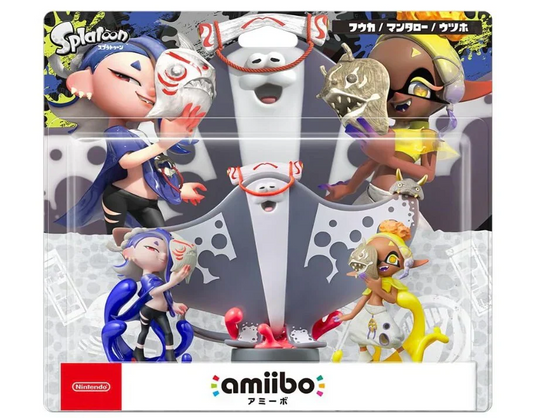 amiibo すりみ連合セット [フウカ／ウツホ／マンタロー]（スプラトゥーンシリーズ）
