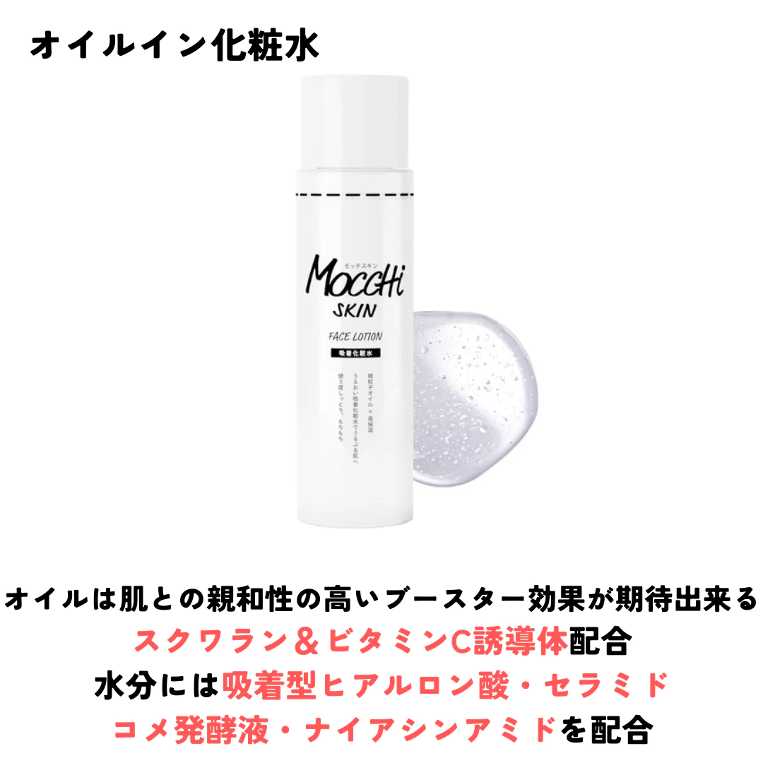 モッチスキン吸着もち化粧水・クリームセット×2セット