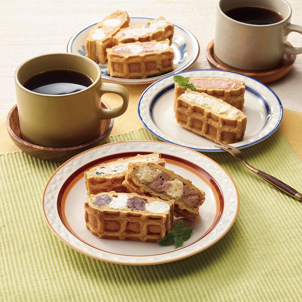 ワッフルアトリエ ムエル　和三盆ワッフル20個セット【送料込み】【お届け不可地域：北海道・沖縄・離島】