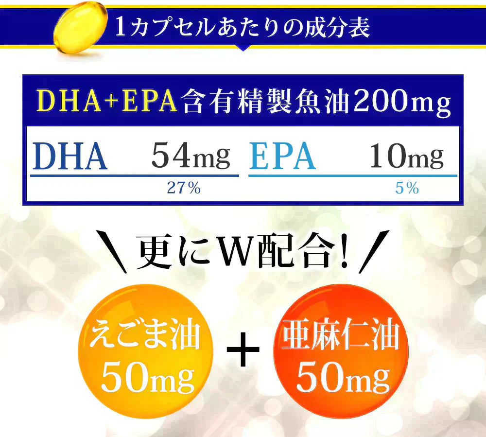 ＤＨＡ＋ＥＰＡ オメガ3系α-リノレン酸 亜麻仁油 《約3ヶ月分》 サプリ サプリメント 健康 オメガ3 リノレン酸 えごま油 亜麻仁油 ドコサヘキサエン酸 ロズマリン酸 ルテオリン【大容量】