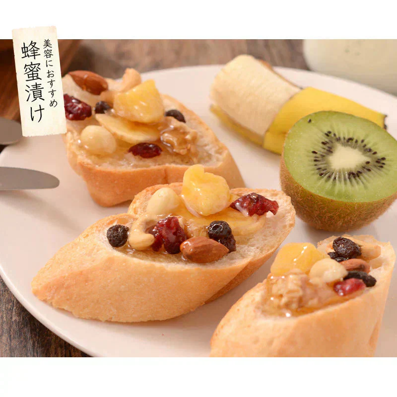 8種のフルーツナッツ 600g ドライフルーツ ミックスナッツ アーモンド カシューナッツ くるみ マカダミアナッツ バナナチップス クランベリー レーズン りんご 食塩不使用 ［送料無料］［ポスト投函］ ※ポスト投函商品の発送は1～2週間前後になります
