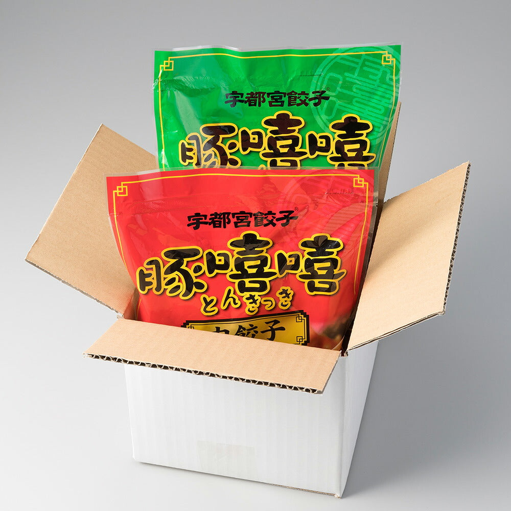 【3人シェア買いでお得】宇都宮餃子 とんきっき 肉餃子 野菜餃子 各30個入り 計60個栃木県