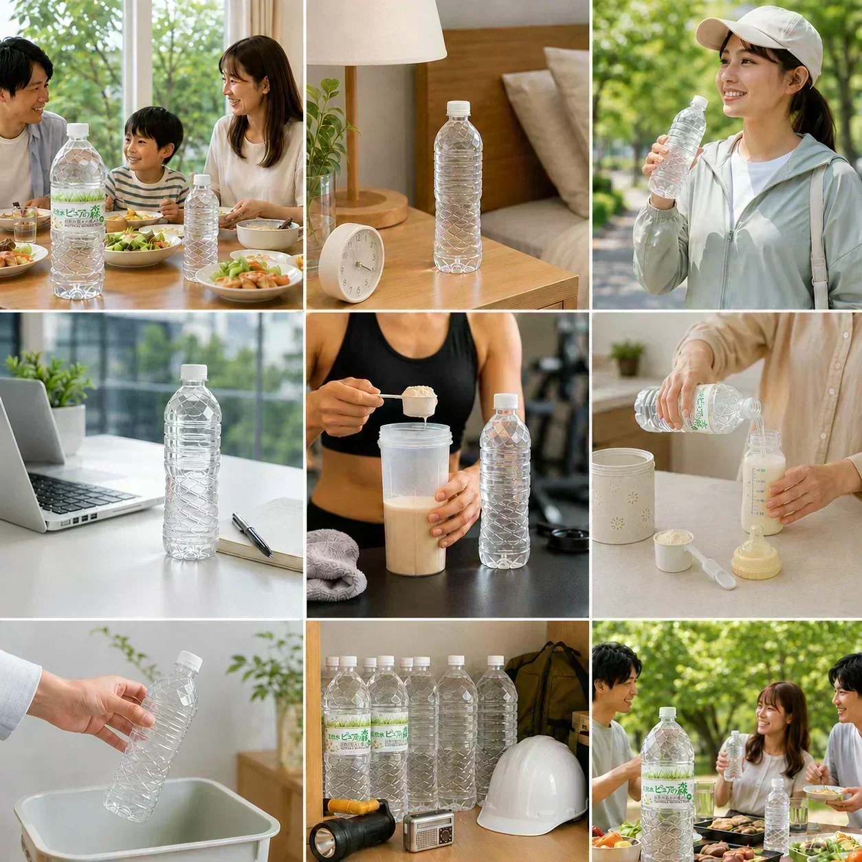 【8月18日以降出荷】国産 天然水【ラベルレス】  ピュアの森 天然水 500ml 24本【最安値に挑戦】【エコ得】