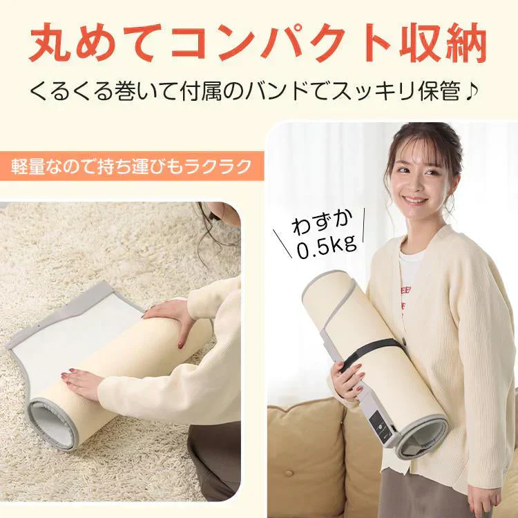 【グレー】パネルヒーター 足元 丸形 足元ヒーター デスクヒーター ラウンド型 折り畳み PSE認証 360度暖かい 遠赤外線 ひざ掛け付き 省エネ ミニこたつ 冷え対策 暖房器具