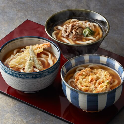 【終売】香川・小豆島 「うす家」 手延うどん人気の3種セット 計6個