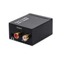 DAC オーディオ コンバーター 光 同軸 デジタル を RCA アナログ 変換 3.5mmジャック 光ケーブル USBケーブル 付属 SPDIF 高音質 プラグアンドプレイ ノイズ軽減