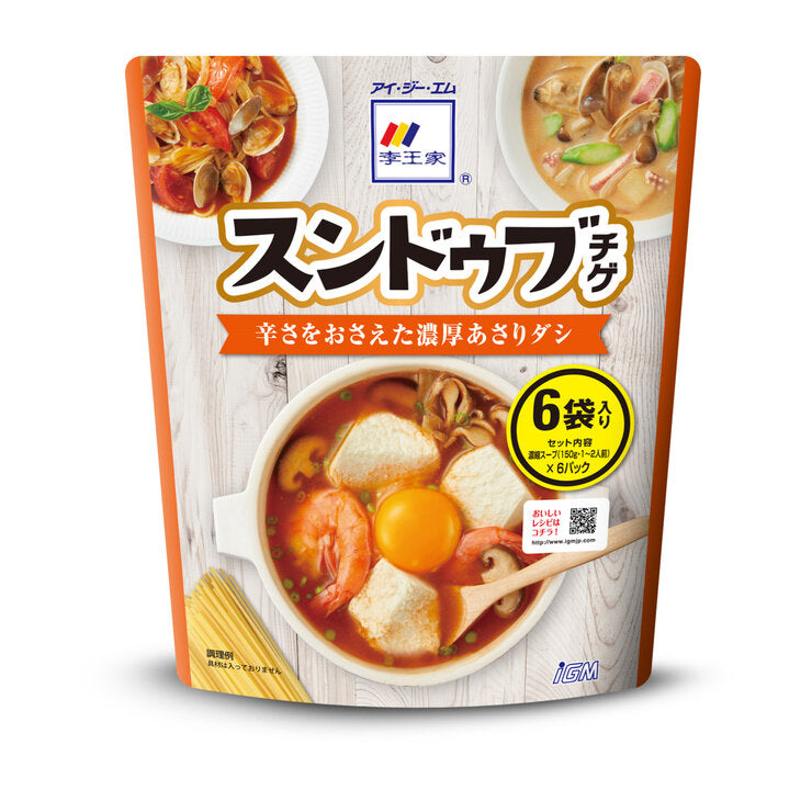 李王家 スンドゥブチゲ マイルド 150g x 6袋