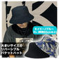 男女共用 ネイビー ブルー サイズ：XL（60cm以上）バケットハット大きいサイズ ビッグ 特大 帽子メンズ リバーシブル無地