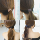 (ピンク)ヘアゴム　キラキラ　ヘアアクセサリー　かわいい　ゴールド　オシャレ　髪飾り　上品　大人っぽい　クリスタルビーズ 大人 上品 エレガント フェミニン 　シンプル　ブレスレット　子供用　大人