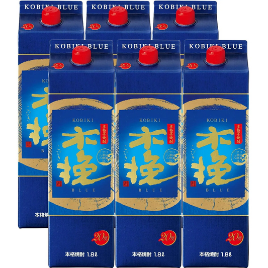 雲海酒造 木挽 BLUE ブルー 20度 パック 1800ml 1.8L×6本