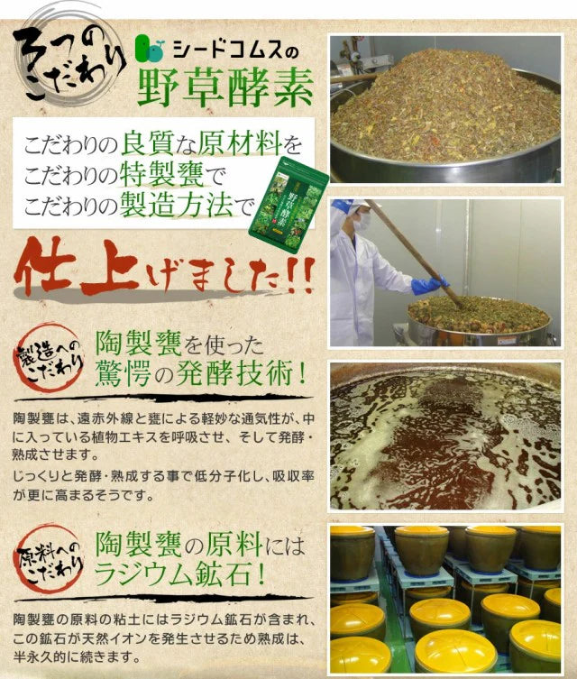 野草酵素《約1ヶ月分》酵素サプリ/サプリ/酵素ダイエット/サプリ/酵素サプリメント/ダイエット サプリ/ダイエット 酵素/【カウシェファーム収穫対象商品】