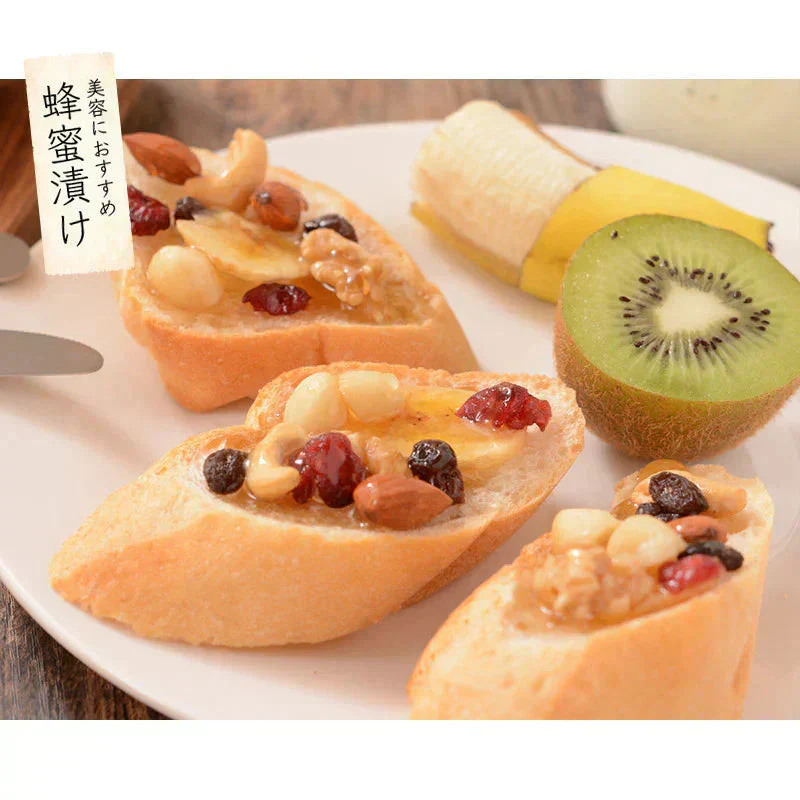 7種のフルーツナッツ 600g ドライフルーツ ミックスナッツ アーモンド カシューナッツ マカダミアナッツ バナナチップス クランベリー 食塩不使用 加工オイル不使用［送料無料］［ポスト投函］ 贈答 ※ポスト投函商品の発送は1～2週間前後になります