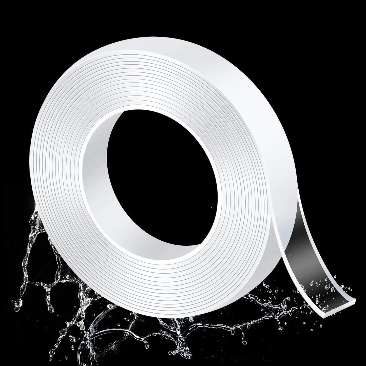 両面テープ 魔法テープ テープ 超強力 のり残らず 繰り返し はがせる 防水 強力 滑り止め 洗濯可能 多機能 多サイズ 家庭 オフィス 寮 学校 会社 工業用など(3cmx0.2cmx3m)(w158)