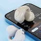 ワイヤレスイヤホン Bluetooth 5.3 ブルートゥースヘッドホン 耳掛け型 ヘッドセット 軽量 高音質 小型 高品質素材 micro充電口  w644B(ホワイト)