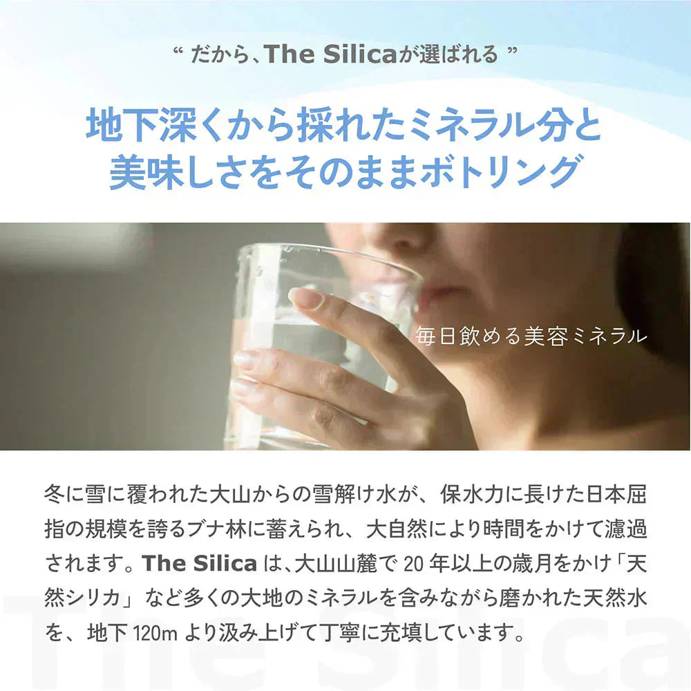 【1ケース】【送料無料】 500ml 24本 国産 シリカ天然水 The Silica ザシリカ