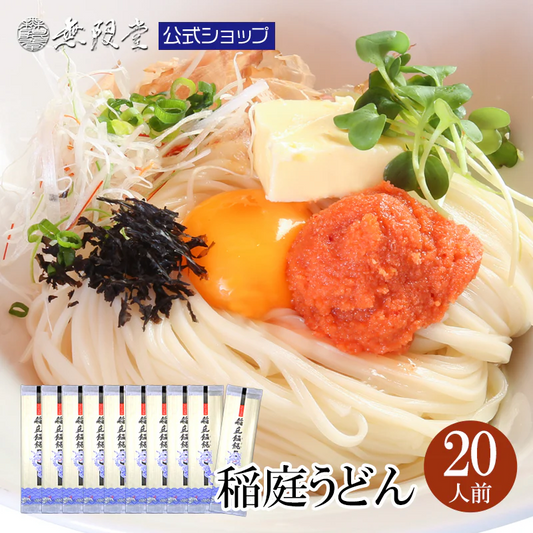 20人前 稲庭うどん 自宅用180g×10袋