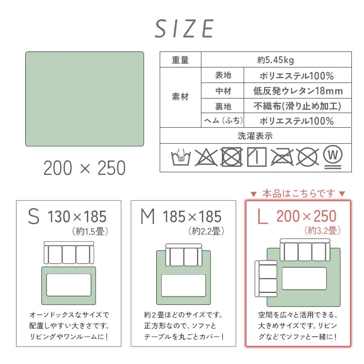 【Lサイズ】【クラウディブルー】ラグ ラグマット 抗菌 防ダニ 北欧 低反発ラグ 滑り止め 130×185cm 1.5畳 極厚23mm 防音マット ホットカーペット対応 マット ラグ 厚手 カーペット シャギーラグ モダン 低反発 おしゃれ 冬用 夏用 新生活