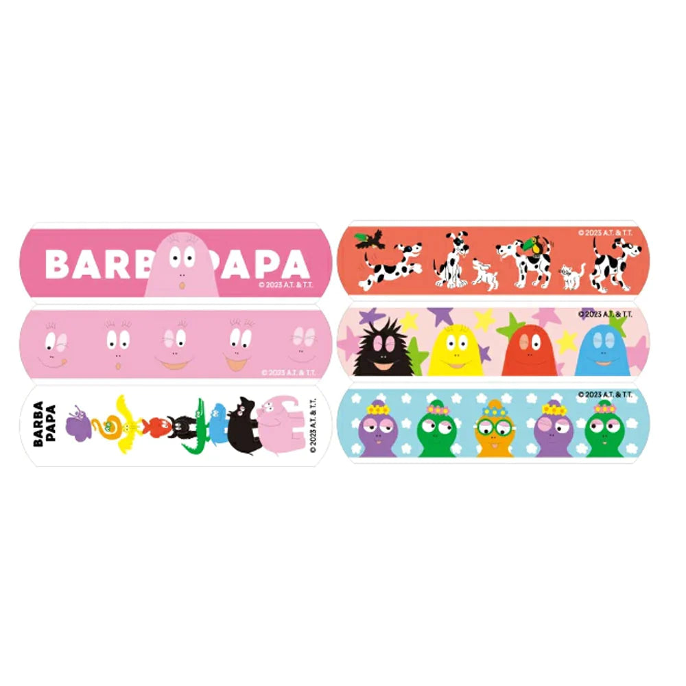 サンタン CUTEAID キャラクターばんそうこう バーバパパ 6柄X3シート 18枚入り X10箱