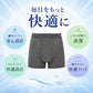 【紺 LLサイズ】軽失禁パンツ 尿漏れパンツ 男性用 ボクサーパンツ 軽失禁 失禁パンツ トランクス ちょい漏れ 前開き メンズ 長時間の移動 旅行 お出かけ 介護 ネイビー グレー M/L/LL