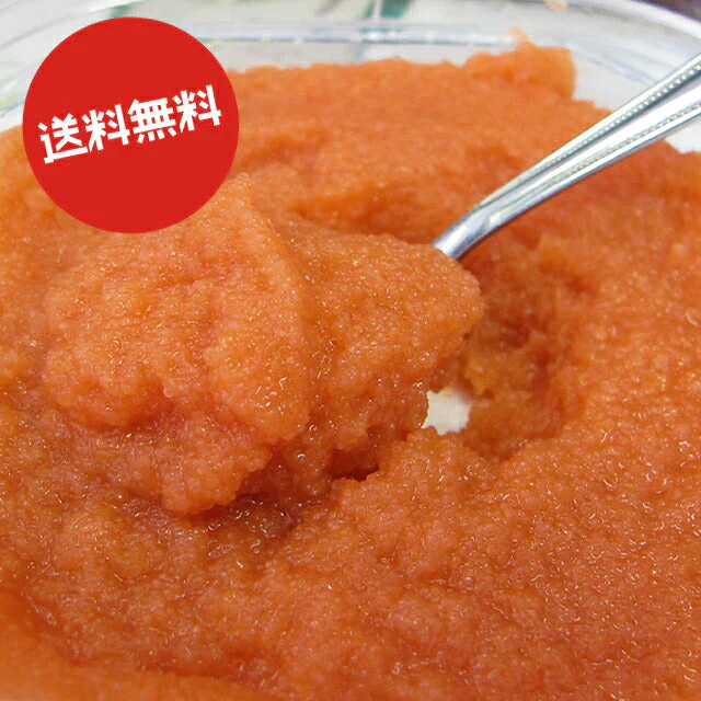 カウシェオープン価格期間限定3/1〜3/31迄　【博多 明太子 お店】 送料無料 博多食材工房　格安 チューブ バラ子1Kg(便利なホイップ袋入り 500ｇ×2)辛口業務用 料理用 067-200-1
