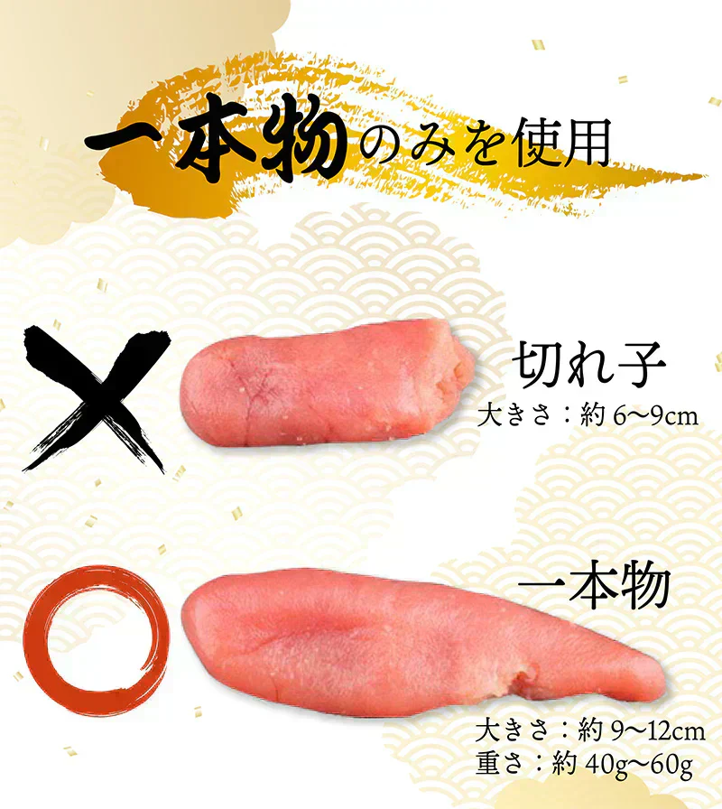 無着色 たらこ １本物 700g  特大サイズのたらこで粒々感抜群