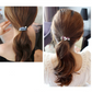(D)ヘアゴム パール おしゃれ つめ放題  ヘアアクセサリー リボン結び シンプル 髪留め