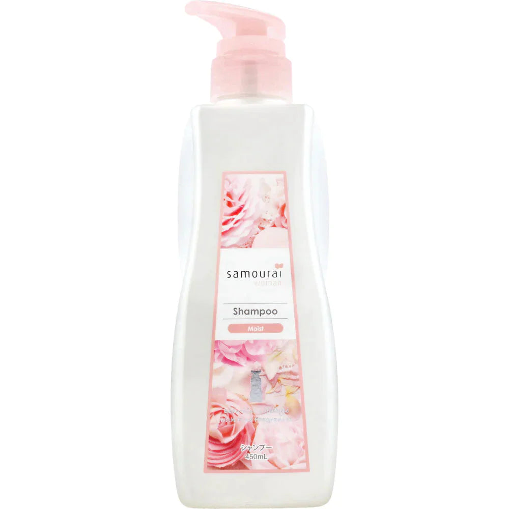ヘアシャンプー SPRジャパン サムライウーマン モイスト サムライウーマンの香り 本体 450mL X4本