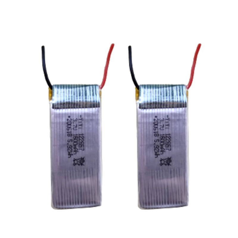 ドローン 汎用バッテリー 2本セット 3.7V 1600mAh #106