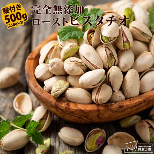 500g 殻付きピスタチオ 無塩 (250g×2) 送料無料