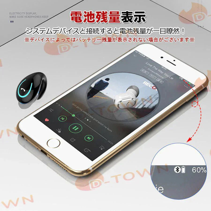 即納 イヤホン 耳を塞がない 片耳 ワイヤレス bluetooth 5.0 ランニング オープンイヤー ワイヤレスイヤホン ジョギング イヤーカフイヤホン 耳掛け式 s025B(ピンク)