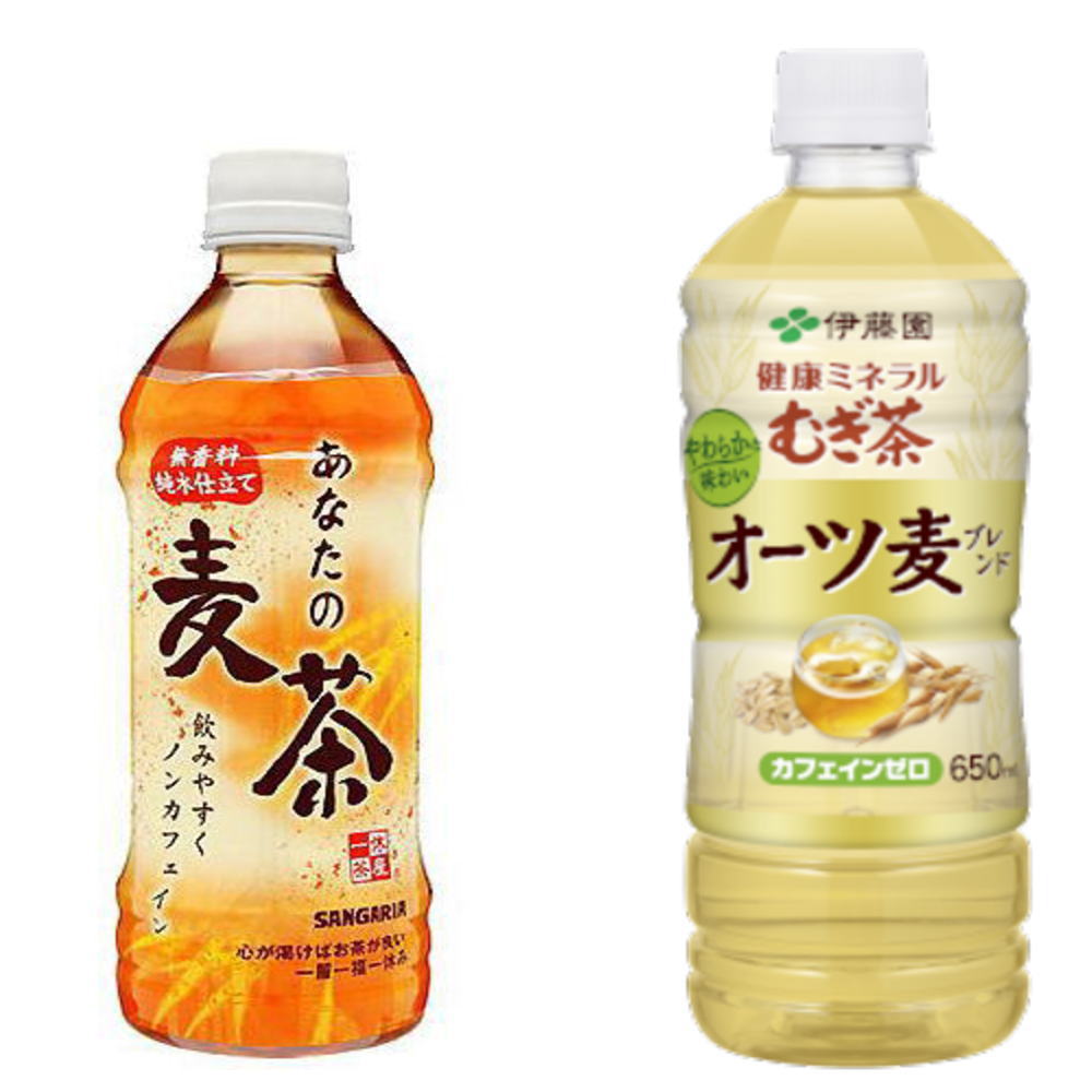 伊藤園 オーツ麦 健康ミネラル麦茶 650ml 12本とサンガリア あなたの麦茶 500ml 24本 熱中症対策に最適