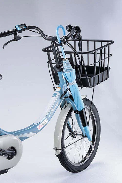 自転車 カサホルダー 傘 雨 収納 持運び 厚手 傘かけ 傘おき 電動アシスト 普通自転車 川住製作所 / NEWサイクル傘ロック