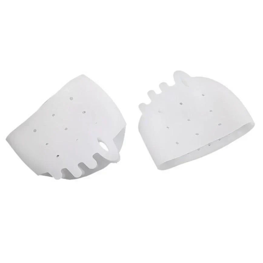 【ホワイト】足指サポーター 外反母趾 サポーター グッズ 足指保護 足指 広げる 足指パッド 両足セット