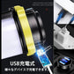 LED ランタン 懐中電灯 サーチライト CREE社製高輝度チップ搭載 USB充電式 一台三役  防滴 キャンプ 登山 釣り 防災 停電 緊急 非常用 PSE認証 w031A(オレンジ)