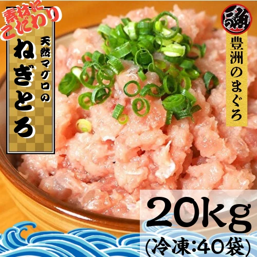 【受注注文】ネギトロ　２０ｋｇ（４０袋 およそ２００人前）業務用 大容量　お得用