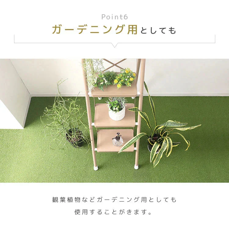 【予約商品：9月下旬（～30日までに発送）】【グレー】踏み台 脚立 折りたたみ おしゃれ 4段 ステップ台 ステップチェア 折りたたみステップ ステップスツール スツール ディスプレイラック 棚 ステップラダー ステップスツール 大掃除 洗車台 はしご 梯子 滑り止め 持ち手 手すり
