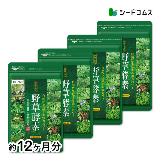野草酵素《約12ヶ月分》酵素サプリ/サプリ/酵素ダイエット/サプリ/酵素サプリメント/ダイエット サプリ/ダイエット 酵素/【大容量】