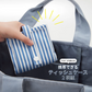 マスクも入る携帯用ティッシュケース ２柄セット◆ボックスティッシュ BOXティッシュ てぃっしゅ ポケット 吊り下げ マスクケース 折り畳み 折りたたみ ポケットつきベルトつき 大容量 鼻炎 花粉 アレルギー 感染症対策