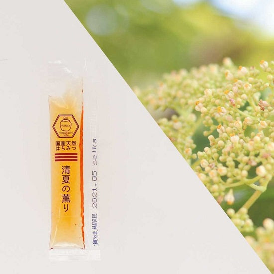 国産 天然ハチミツ 清夏の薫り スティックタイプ30本 非加熱 はちみつ 蜂蜜 使い切りサイズ