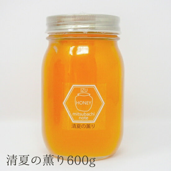 国産 天然ハチミツ 清夏の薫り 瓶タイプ 600g 非加熱 はちみつ 蜂蜜 ギフト 瓶詰 国産蜂蜜