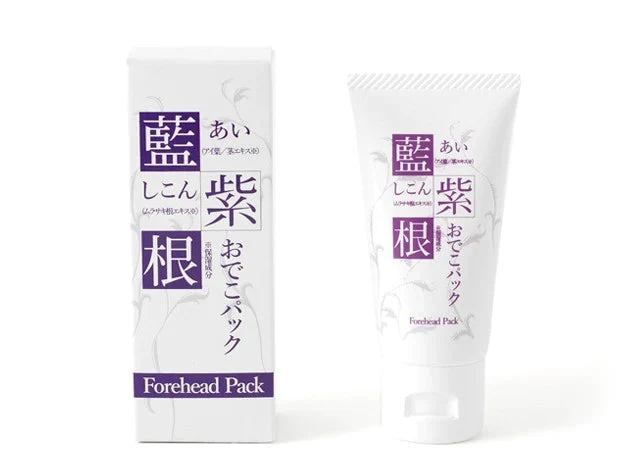 藍と紫根のおでこパック【おでこ 額 しわ 横じわ パック エイジングケア 保湿】藍紫根 おでこ集中ケアパック 日本製 額専用フェイスパック 30g 藍エキス 紫根エキス配合 ピールオフパック 保湿 スキンケア ハリ・うるおいケア 乾燥による肌悩みにアプローチ 額の集中美容ケアパック はがすタイプのスペシャルケア フェイスケア 美容パック 顔パック エイジングケア※スキンケア