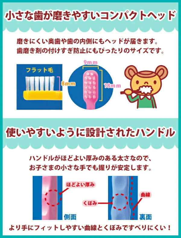 キャラクター 子供 歯ブラシ 18本アソートセット (女の子向け) Sやわらかめ【Ciメディカル 歯ブラシ】【メール便送料無料】