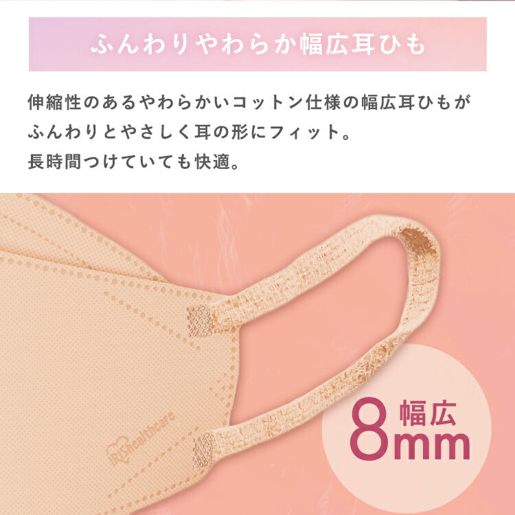 【カートアップNG】【ブラウン/プリーツ】カラーマスク 60枚入 ジュエルフィットマスク 25枚 血色マスク マスク 不織布 カラーマスク 不織布マスク プリーツマスク サイズ 幅17.5 幅16.5 マスク APN-60 不織布 アイリスオーヤマ