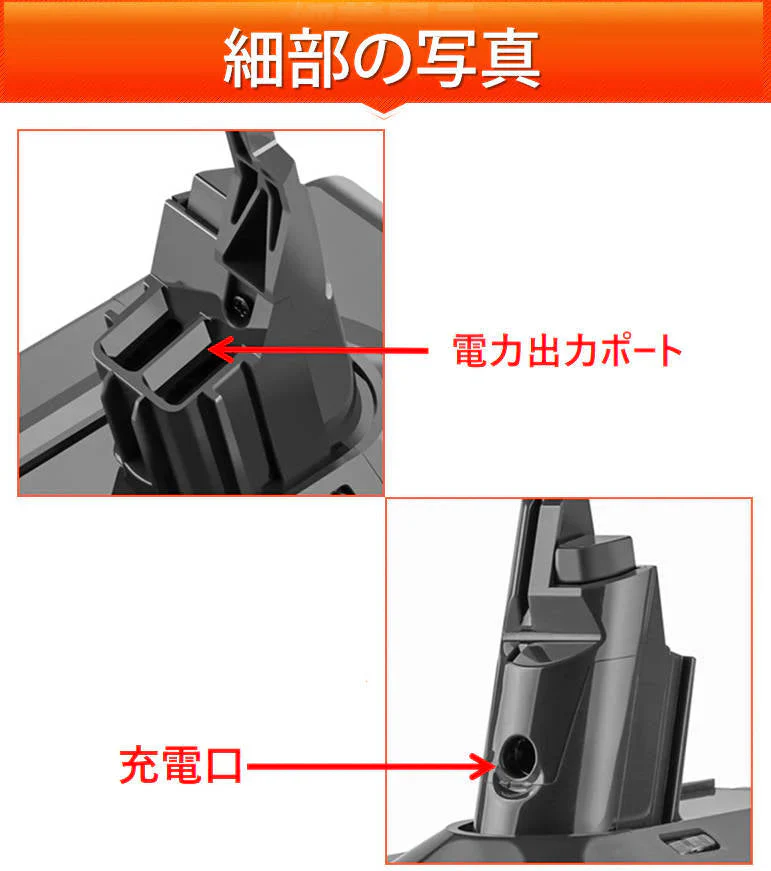 ダイソン SV10 用 バッテリー フィルター 3点セット 4000mAh ダイソン dysonV7 V8 SV10互換バッテリー 21.6V 4.0Ah 認証済み 掃除機スペアバッテリー