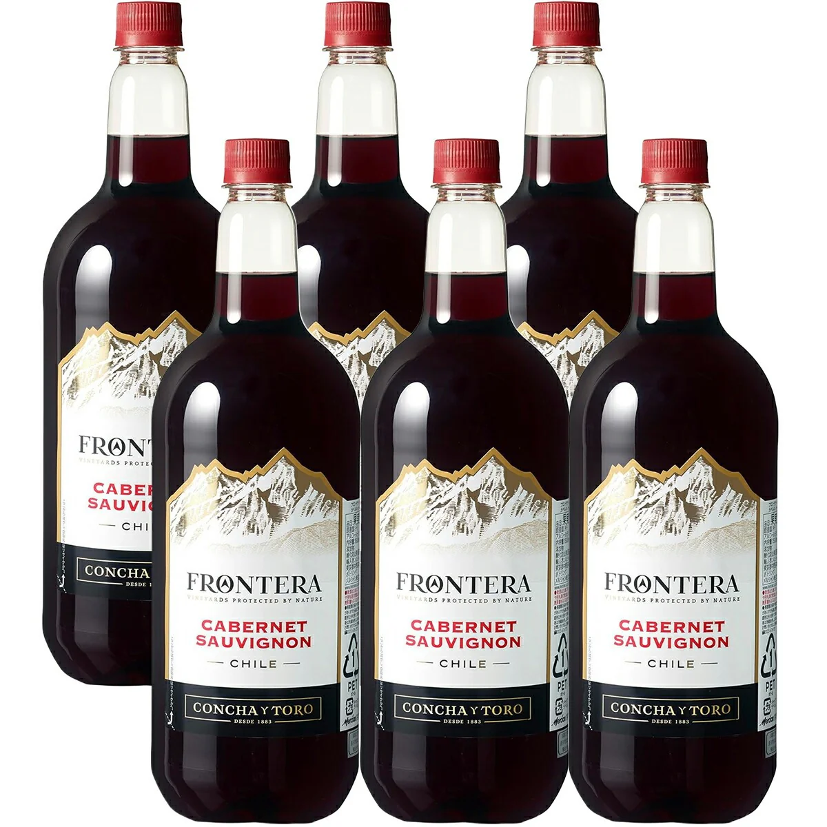 【送料無料】コンチャ・イ・トロ フロンテラカベルネ・ソーヴィニヨン 1500ml 1.5L×6本【北海道・沖縄県・東北・四国・九州地方は必ず送料が掛かります】
